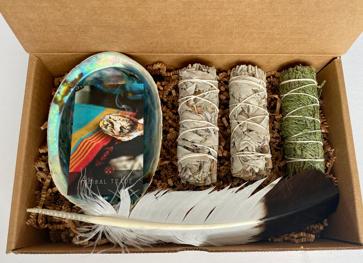 Smudge Kit with Sage & Feather