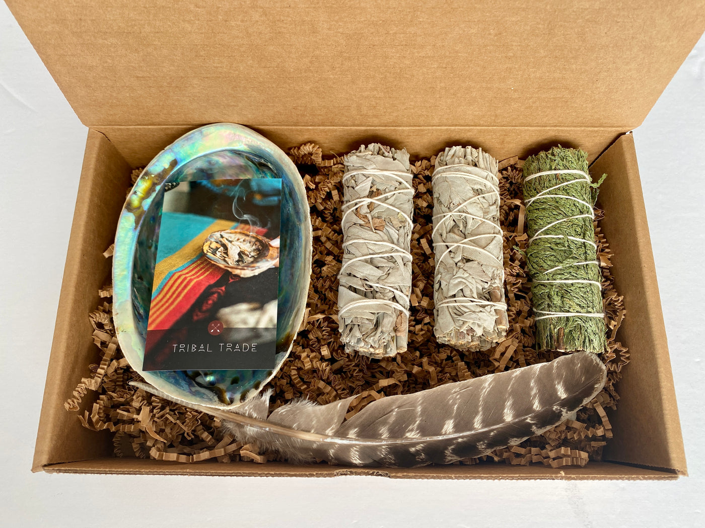 Smudge Kit with Sage & Feather